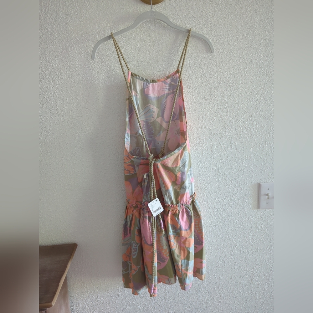 Free People Deserted Island Mini Dress Rainforest Combo Xsmall,smal Summer Beach - Picture 5 of 14